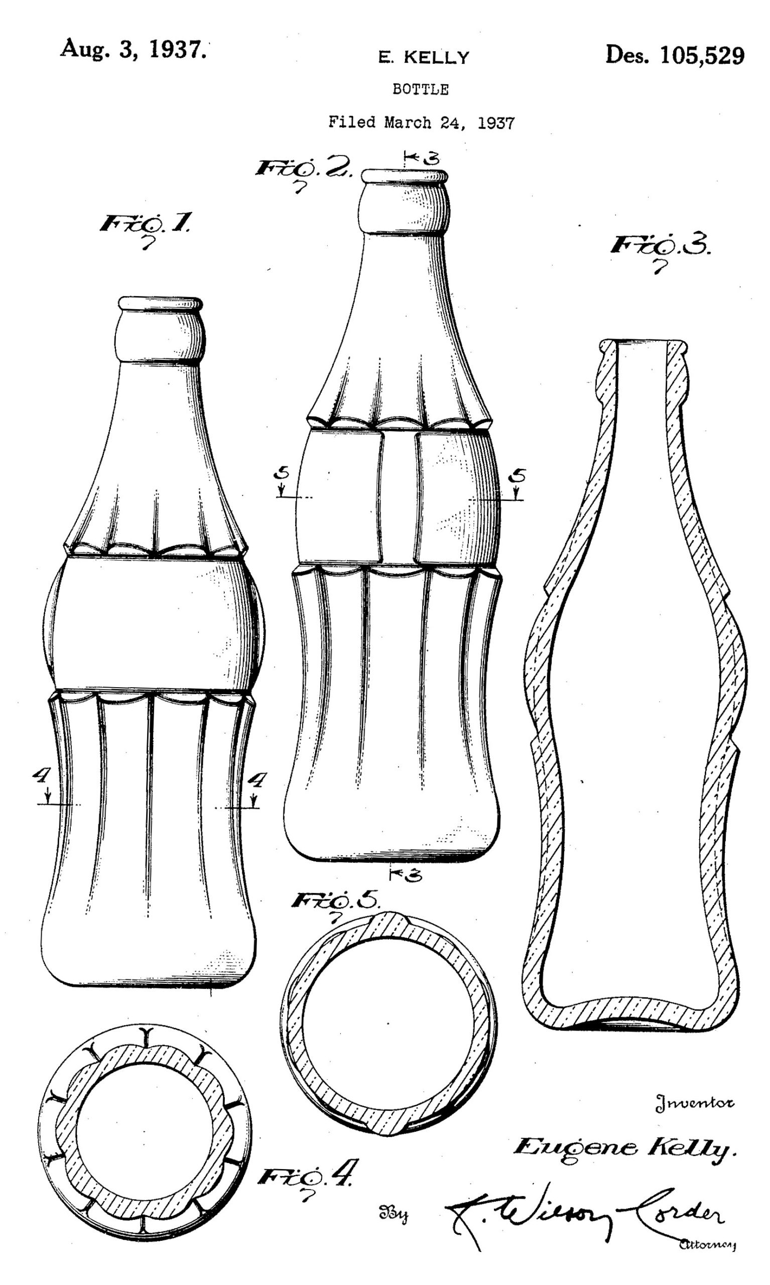 Coca Cola Bottle Design Patent